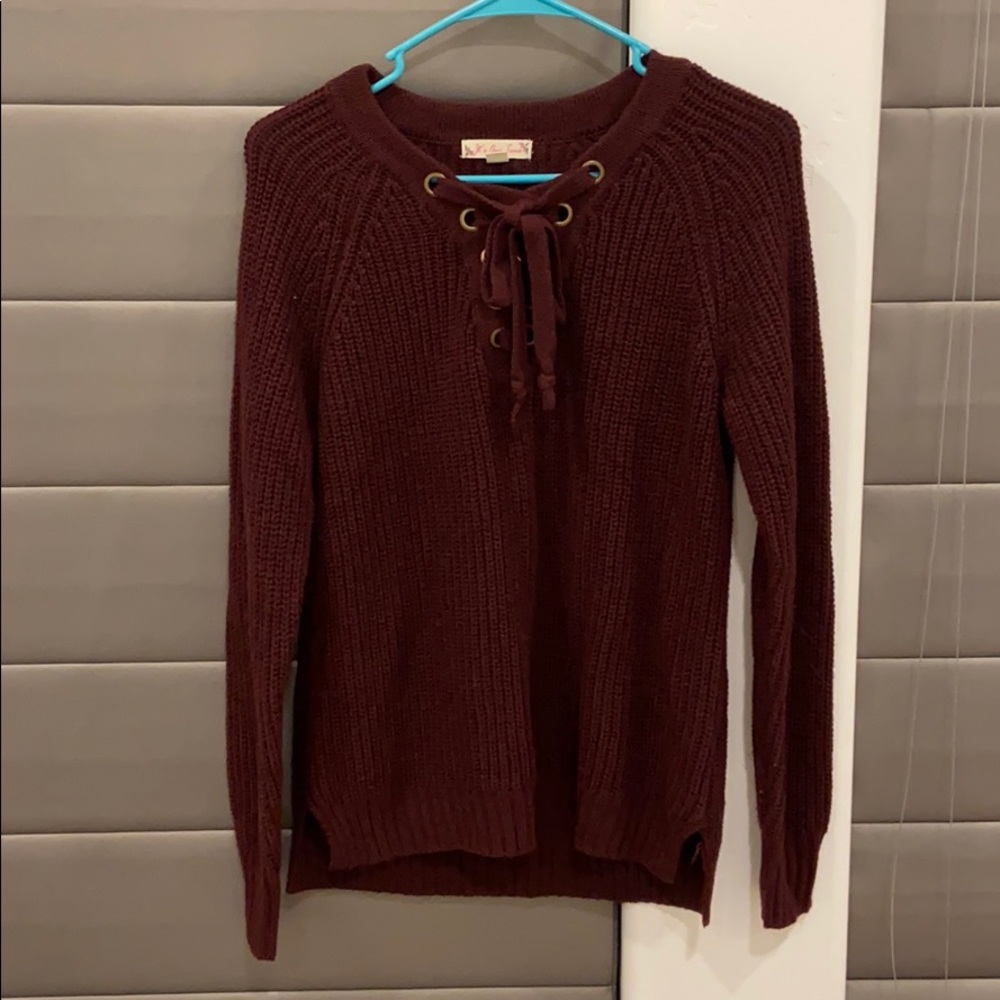 Maroon Sweater